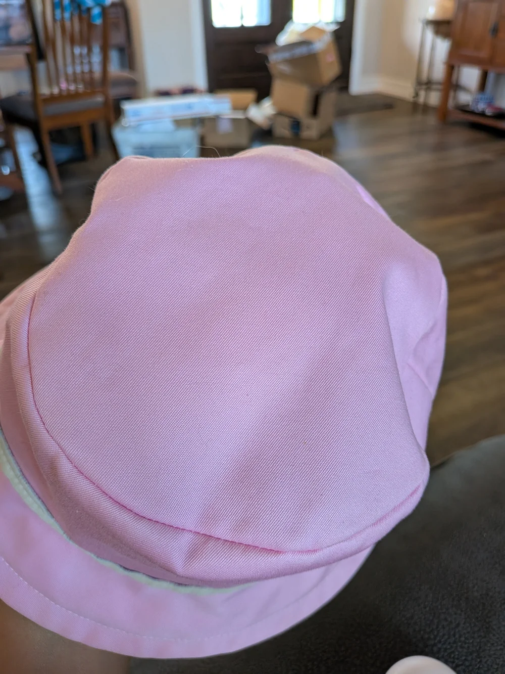 Coach Vintage Pink Bucket Hat With Leather Trim - Picture 3 of 9